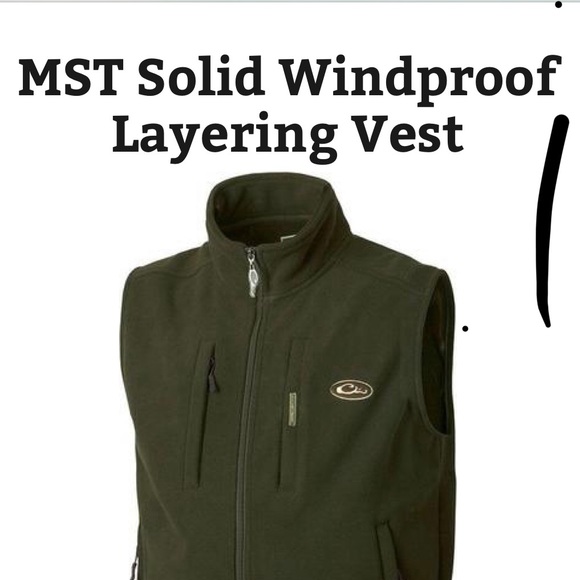 drake fleece vest